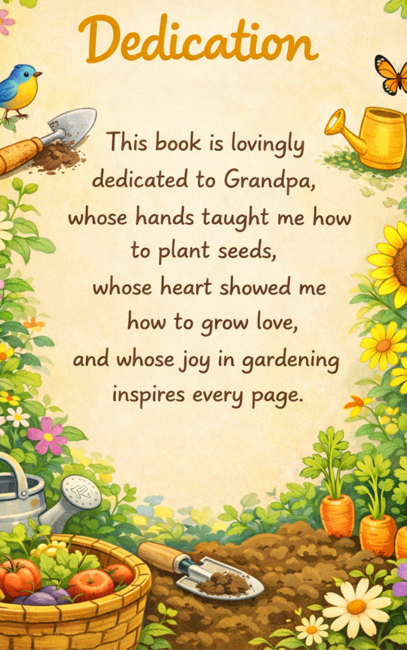 Gardening with Grandpa - DIGITAL BOOK